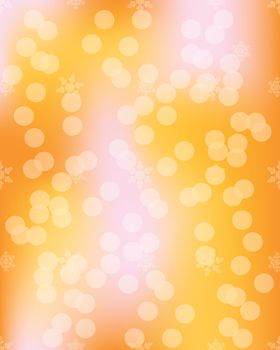 Vivid bokeh in golden color. Background with highlights. vector illustration.