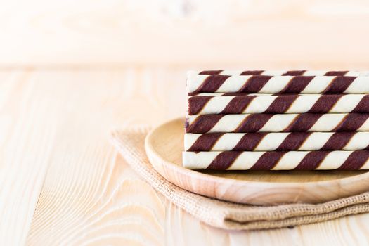Mini wafer chocolate stick