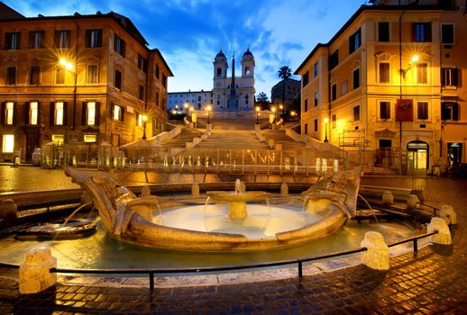 Spanish Steps at early morning