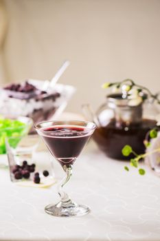 Cocktail from currant