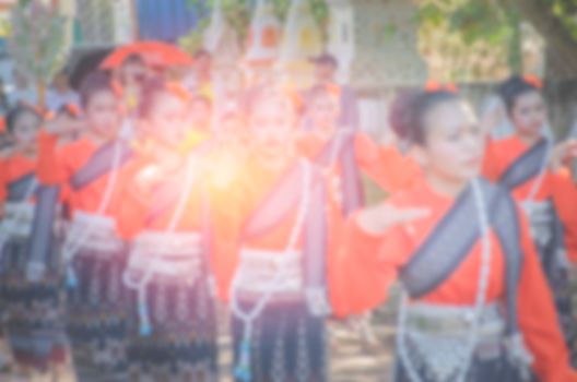 The spirits dance ceremony, Luang prachaksinlapakhom A son of Ki