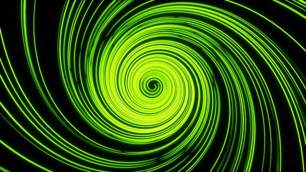 Abstract animated spiral lines