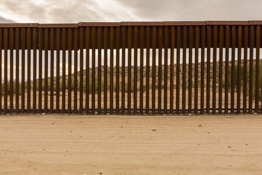 United States Border Wall with Mexico