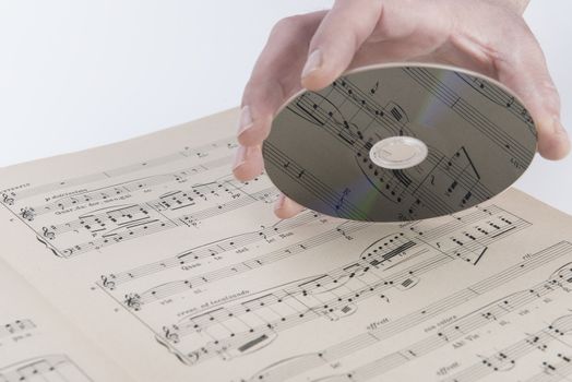 Musical score and a Compact Disc