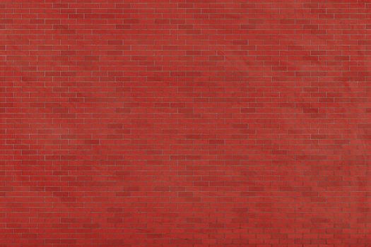 Vintage red brick wall texture. The old red brick wall.