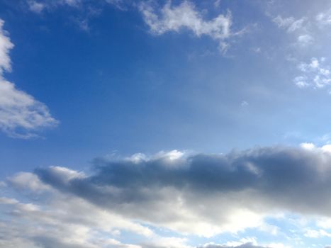 beautiful blue sky with clouds background.Sky with clouds weather nature cloud blue.Blue sky with clouds and sun.