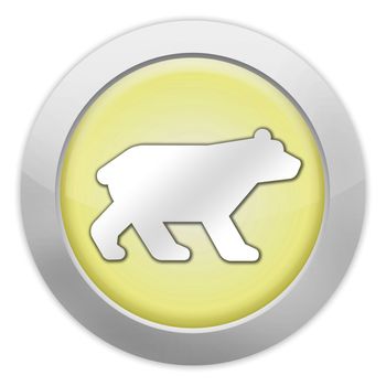 Icon, Button, Pictogram Bear