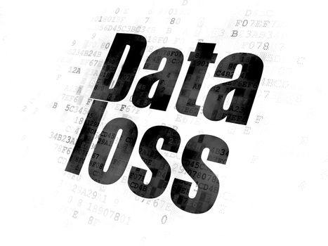 Information concept: Data Loss on Digital background
