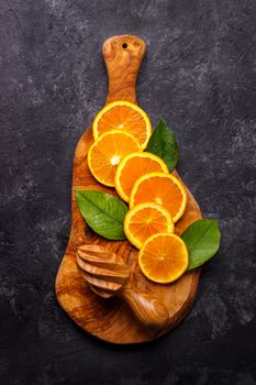 Slices of ripe orange