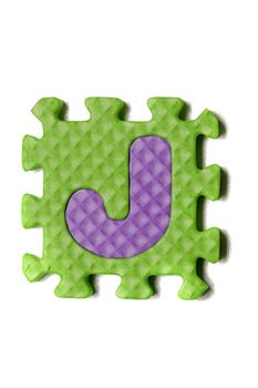 Foam puzzle letter uppercase