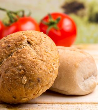 Healthy Rolls Meaning Organic Bread And Delicious