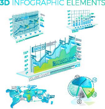 3D Infographic Elements