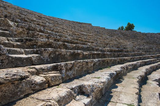 Roman amphitheatre in the ruins of Hierapolis