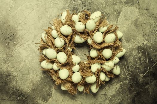 Easter egg wreath 