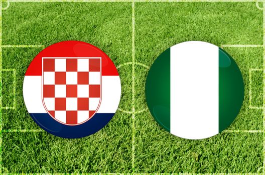Croatia vs Nigeria football match