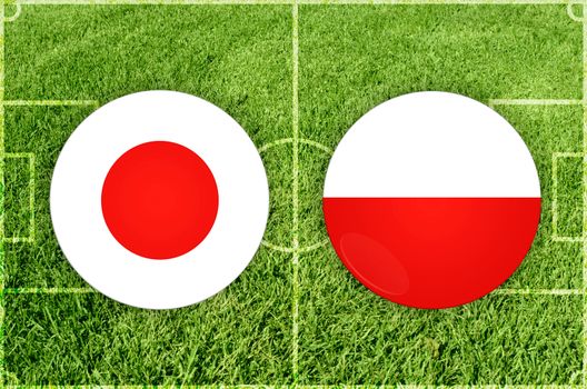 Japan vs Poland football match