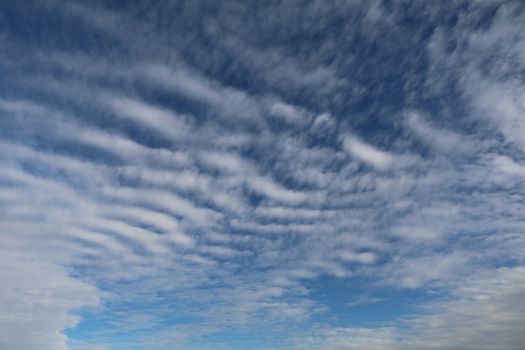 White Clouds Blue Skyscape