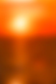 Hot sunset abstract blurred background