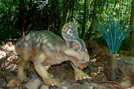 baby of prehistoric dinosaur in nature