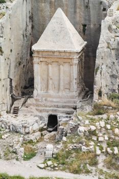 Tomb of Absalom in Kidron Valley, Jerusalem, Israel
