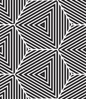 Vector seamless simple background abstract geometric lines patte