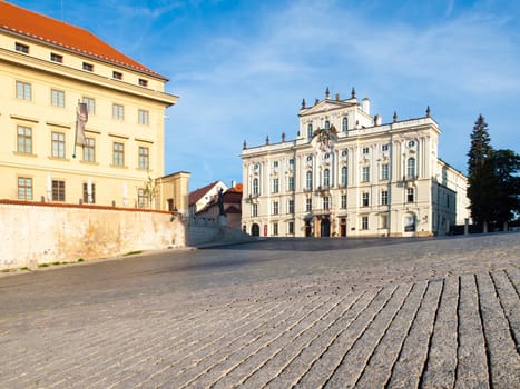 Archbishop Palace at Hradcany Square near Prague Castle, Prague, Czech Republic