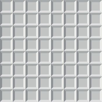 3D light tiled wall. Seamless vector pattern background