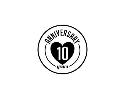 ten year anniversary badge