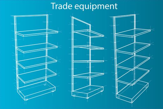 Wireframe Retail Shelves