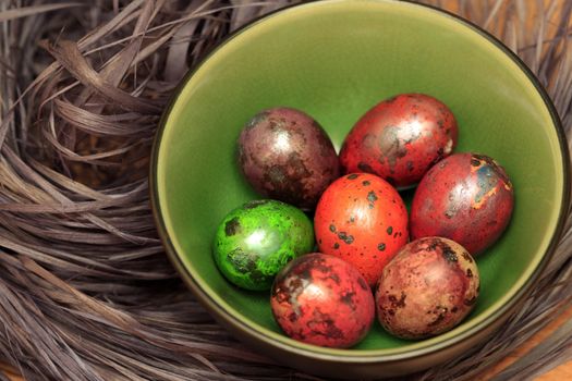 Colorful Speckled Easter Egg