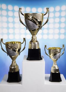 Sport podium, Cups of winners award