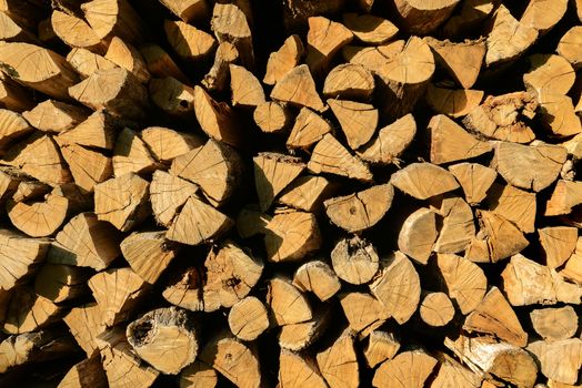 Background of firewood