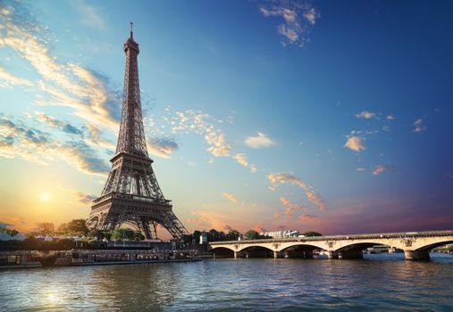 Bridge Iena in Paris