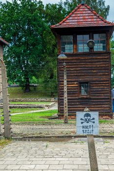 The death camp of Auschwitz (Auschwitz) 1940-1945. About 1.4 mil