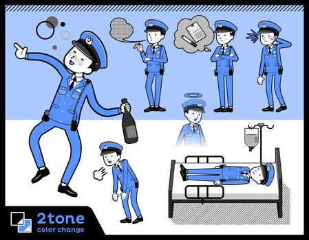 2tone type police men_set 11