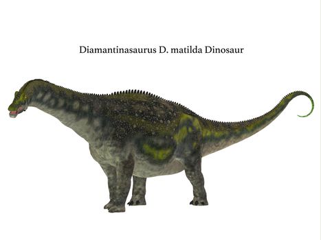 Diamantinasaurus Dinosaur Side Profile