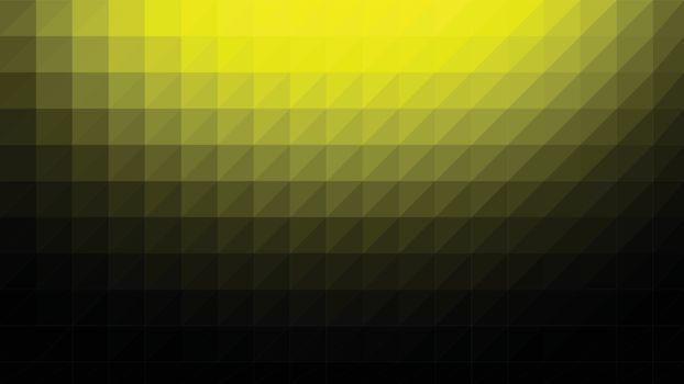 Yellow Black Low Poly Vector Background