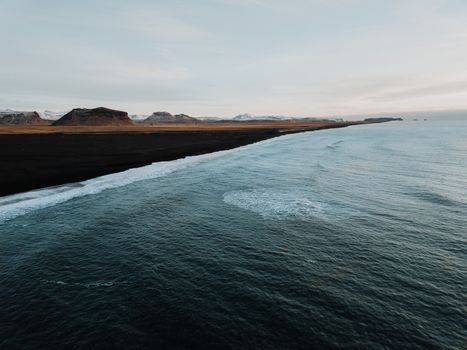 The coast in Iceland