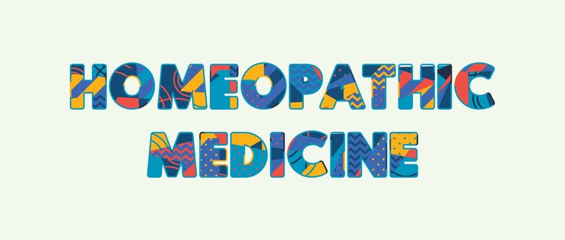 Homeopathic Medicine Concept Word Art Illustration
