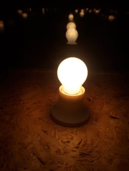 Light from Bulb