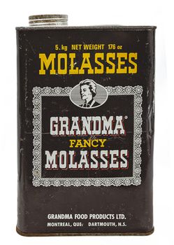 Vintage molasses box