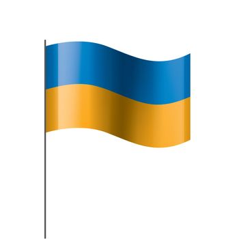 Ukraine flag, vector illustration