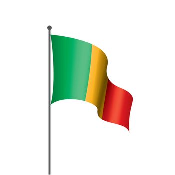 Mali flag. Vector