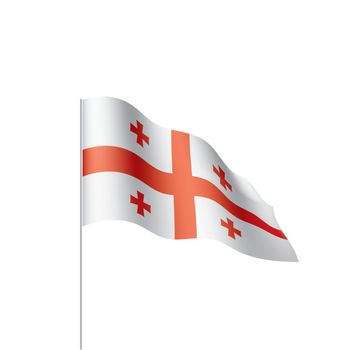Georgia flag, vector illustration