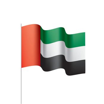 United Arab Emirates flag, vector illustration