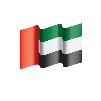 United Arab Emirates flag, vector illustration