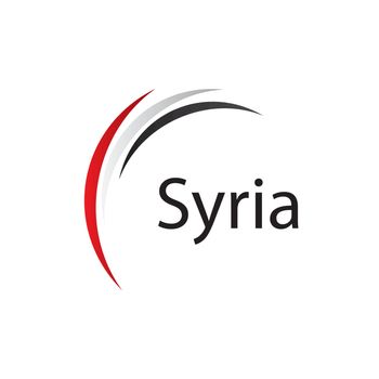Syria flag, vector illustration