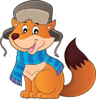 Winter fox theme image 1