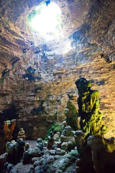 Grotta di Castellano, Apulia - Impressive stone formations illum