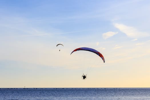 Powered paragliders